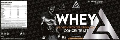 Lazar Angelov Nutrition  LA Whey Protein Powder Drink Mix | Concentrate  [1000 грама, 33 Дози]