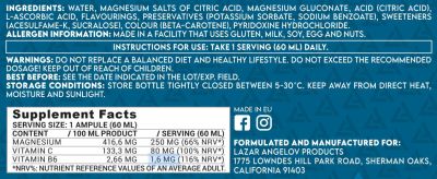 Lazar Angelov Nutrition  Magna Shot | with Vitamin C & B6  [60 мл, 1 Доза]