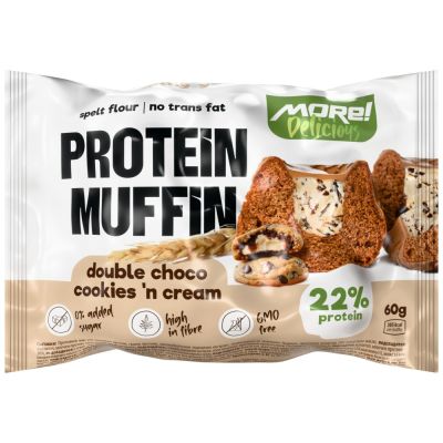 MHN | More Healthy Nutrition  Protein Muffin Double with Zero Added Sugar | New Improved Formula  [60 грама]