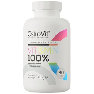OstroVit  100% Vit&Min  [30 Таблетки, 15 Дози]