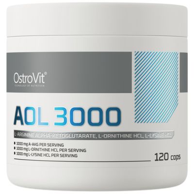 OstroVit  AOL 3000 mg / Arginine Ornithine Lysine  [120 капсули, 40 Дози]