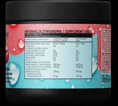 OstroVit  Aqua Kick / Advanced Hydration with L-Carnitine & Green Tea  [300 грама, 30 Дози]