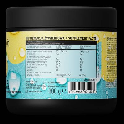 OstroVit  Aqua Kick / Advanced Hydration with Vitamin C  [300 грама, 30 Дози]