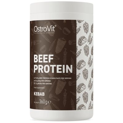 OstroVit  Beef Protein Kebab | Телешки протеин хидролизат с вкус на дюнер  [360 грама, 12 Дози]