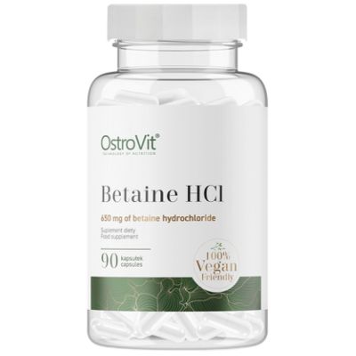 OstroVit  Betaine HCl 650 mg  [90 капсули, 90 Дози]