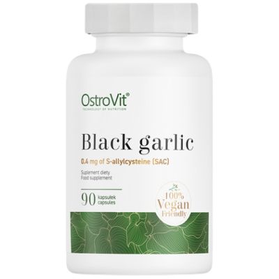 OstroVit  Black Garlic 400 mg | Vege  [90 капсули, 90 Дози]