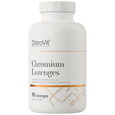 OstroVit  Chromium Lozenges 200 mcg  [90 Подезични таблетки
, 90 Дози]