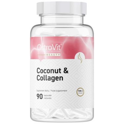 OstroVit  Coconut & Collagen | Marine Collagen with MCT  [90 капсули, 45 Дози]