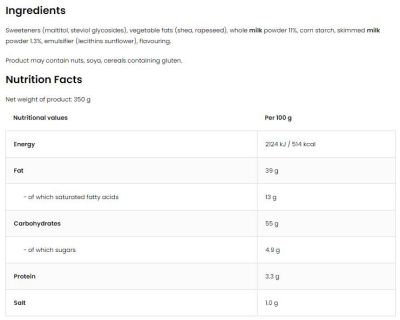 OstroVit  Creametto / Protein Spread / White Chocolate  [350 грама]