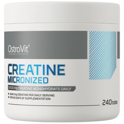 OstroVit  Creatine Micronized Tablets 750 mg  [240 Таблетки, 60 Дози]