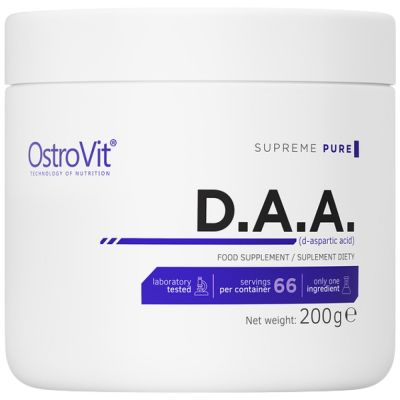 OstroVit  D-Aspartic Acid / DAA Powder  [200 грама, 66 Дози]