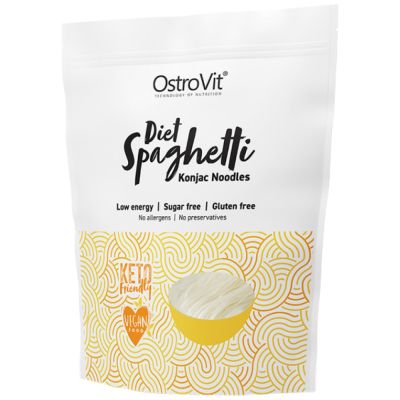 OstroVit  Diet Spaghetti / Keto-Friendly Low-Calorie Konjac Noodles  [400 грама]