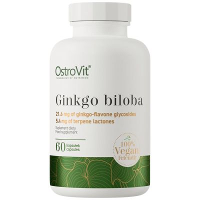 OstroVit  Ginkgo Biloba 90 mg / Vege  [60 капсули, 60 Дози]