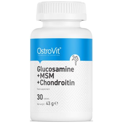 OstroVit  Glucosamine + MSM + Chondroitin  [30 Таблетки, 15 Дози]
