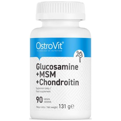 OstroVit  Glucosamine + MSM + Chondroitin  [90 Таблетки, 45 Дози]