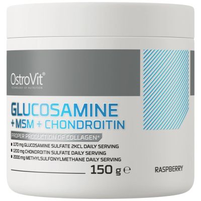 OstroVit  Glucosamine + MSM + Chondroitin Powder  [150 грама, 30 Дози]
