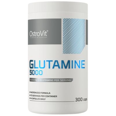 OstroVit  Glutamine 5000  [300 капсули, 75 Дози]
