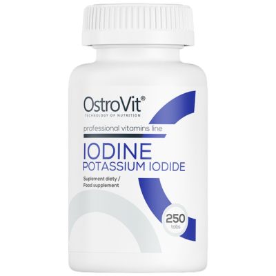 OstroVit  Iodine 400 mcg | Potassium Iodine  [250 Таблетки, 500 Дози]