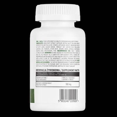 OstroVit  Maca 500 mg  [90 Таблетки, 90 Дози]