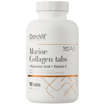 OstroVit  Marine Collagen / + Hyaluronic Acid and Vitamin C  [90 Таблетки, 22 Дози]