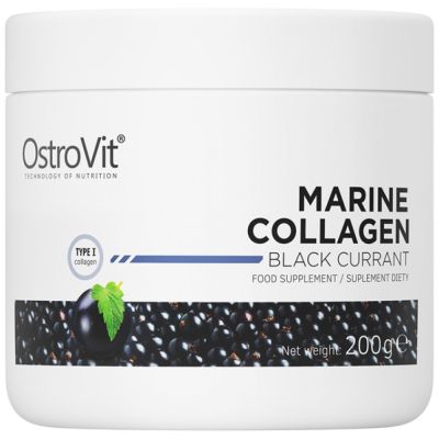 OstroVit  Marine Collagen / Hydrolyzed Fish Collagen Powder  [200 грама, 74~90 Дози]