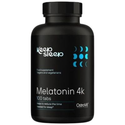 OstroVit  Melatonin 4k | Keep Sleep 4 mg  [100 Таблетки, 400 Дози]
