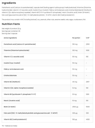 OstroVit  Methyl B-Complex  [30 капсули, 30 Дози]