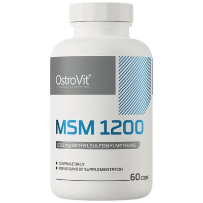 OstroVit  MSM 1200 mg  [60 капсули, 60 Дози]