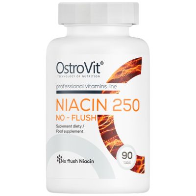 OstroVit  Niacin 250 | No-Flush  [90 Таблетки, 90 Дози]