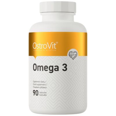 OstroVit  Omega 3 1000 mg  [90 Гел капсули, 90 Дози]