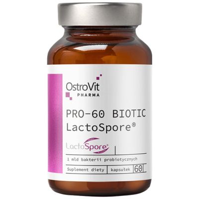 OstroVit  PRO-60 BIOTIC LactoSpore® | Probiotic  [60 капсули, 60 Дози]