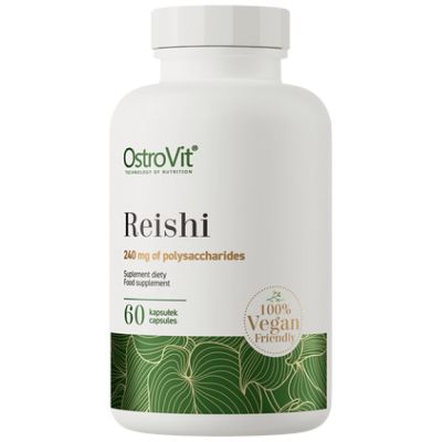 OstroVit  Reishi 600 mg | Vege  [60 капсули, 60 Дози]