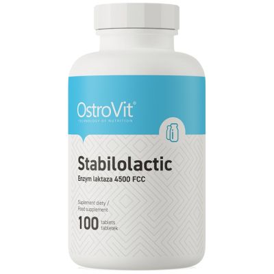 OstroVit  Stabilolactic | Lactase enzyme 4500 FCC  [100 Таблетки, 100 Дози]