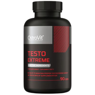 OstroVit  Testo Extreme | with Maca, Fenugreek & Tribulus  [90 капсули, 30 Дози]