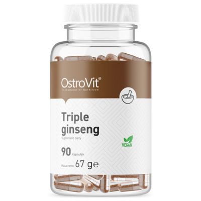 OstroVit  Triple Ginseng Complex  [90 капсули, 90 Дози]