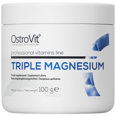 OstroVit  Triple Magnesium Powder  [100 грама, 100 Дози]