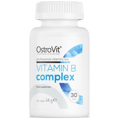 OstroVit  Vitamin B Complex + C & E  [30 Таблетки, 30 Дози]