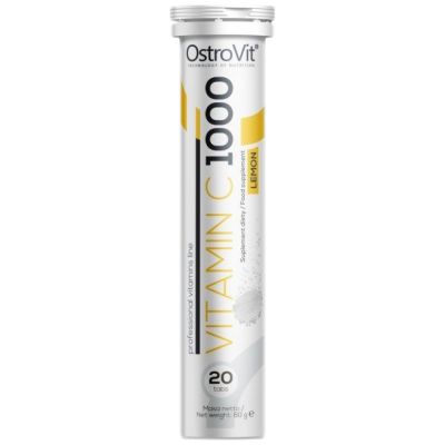 OstroVit  Vitamin C 1000 mg / Effervescent  [20 разтворими таблетки, 20 Дози]