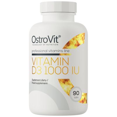 OstroVit  Vitamin D3 1000 IU  [90 Таблетки, 90 Дози]