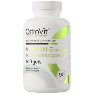 OstroVit  Vitamin E / Natural Tocopherols Complex  [90 Гел капсули, 90 Дози]