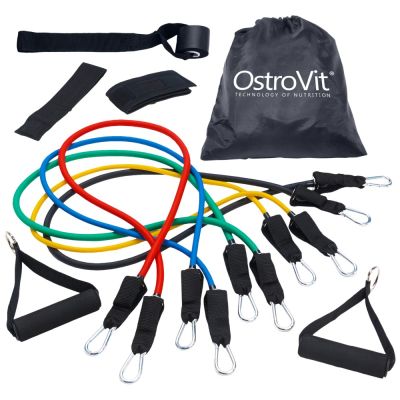 OstroVit  Тренировъчен комплект ластици 11 части / Resistance Band Set