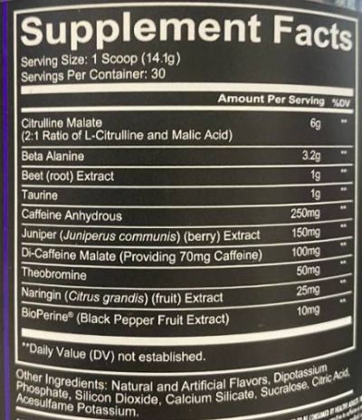 Redcon1  Total War | Pre-Workout  [392 грама, 30 Дози]