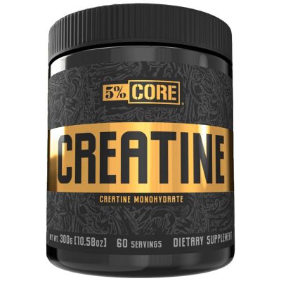 Rich Piana 5% Nutrition  Creatine Monohydrate Powder | Core Series  [300 грама, 60 Дози]