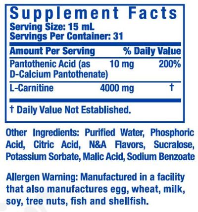 Ronnie Coleman  L-Carnitine Liquid XS 4000 [473 мл, 31 Дози]