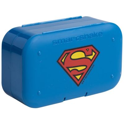 SmartShake  Pill Box Organizer 2-Pack | Superman