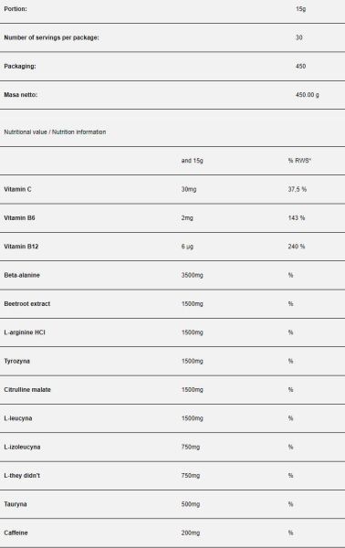 Sport Definition  Pump Kick  [450 грама, 30 Дози]