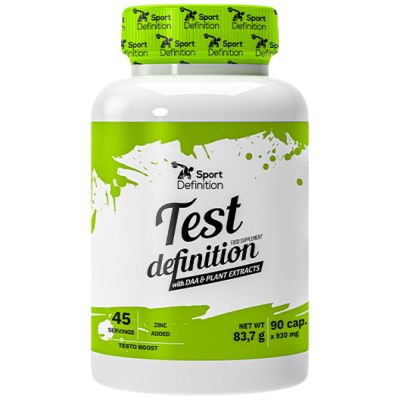 Sport Definition  Test Definition | with DAA, Tribulus, Zinc & Magnesium  [90 капсули, 45 Дози]