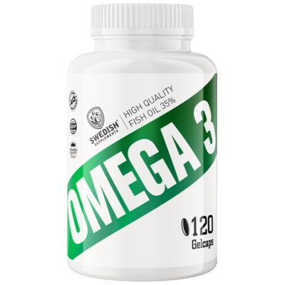 SWEDISH Supplements  Be Smart - Omega 3  [120 Гел капсули, 40 Дози]