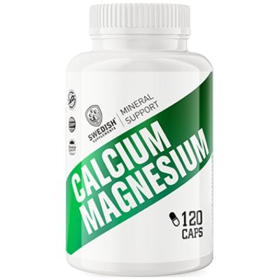SWEDISH Supplements  Calcium + Magnesium  [120 капсули, 40 Дози]