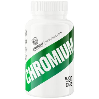 SWEDISH Supplements  Chromium  [90 Таблетки, 90 Дози]